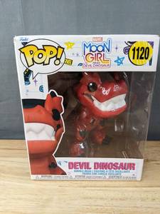 lot 91F image: Brand New Funko Pop Marvel Moon Girl and Devil Dinosaur #1120 Figure V