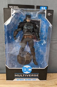 lot 193 image: New DC Multiverse Batman Hazmat Suit 7 Action Figure N
