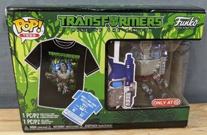 lot 74 image: Brand New Funko Pop Transformers Rise of the Beasts Vinyl Figure and XL T-Shirt V