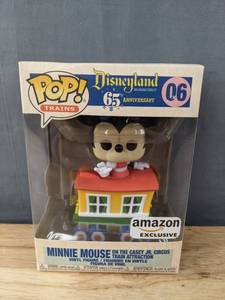 lot 8A image: Brand New Funko Pop Disneyland Resort 65th Anniversary Minnie Mouse on the Casey JR. Circus Train Attraction #06 Figure V