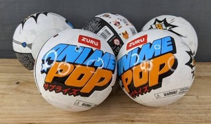 lot 37 image: 5 Brand New Zuru Anime POP Soft Toys Mystery Plush Balls $50.00 Retail W
