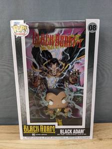 lot 21F image: Brand New Funko Pop DC Comic Covers Black Adam #08 Figure V