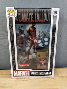 lot 31F image: Brand New Funko Pop Marvel Spider-Man No More Miles Morales Comic Covers #15 Figure V