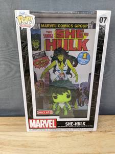 lot 51F image: Brand New Funko Pop Marvel Comic Covers She-Hulk #07 Figure V