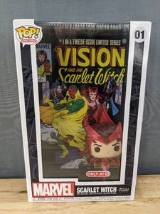 lot 55F image: Brand New Funko Pop Marvel Comic Covers Scarlet Witch #01 Figure V