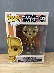 lot 156F image: Brand New Funko Pop Concept Series Star Wars C-3PO #423 Figure V