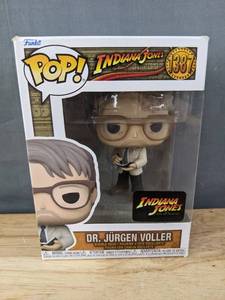lot 126F image: Brand New Funko Pop Indiana Jones Dr. Jurgen Voller #1387 Figure V