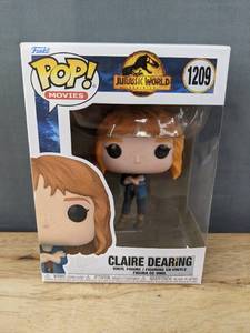 lot 132F image: Brand New Funko Pop Jurassic World Claire Dearing #1209 Figure V