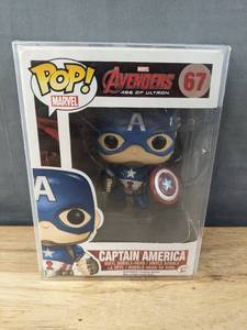 lot 60F image: Brand New Funko Pop Avengers Age of Ultron Captain America #67 Figure V