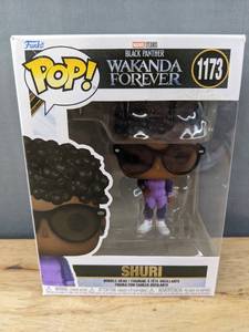 lot 68F image: Brand New Funko Pop Black Panther Wakanda Forever Shuri #1173 Figure V