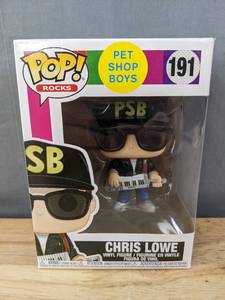 lot 84F image: Brand New Funko Pop Rocks Pet Shop Boys Chris Lowe #191 Figure V