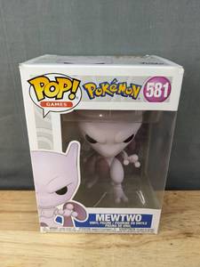 lot 28F image: Brand New Funko Pop Pokemon Mewtwo #581 Figure V