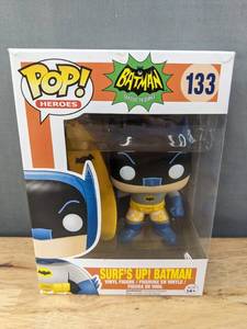 lot 34F image: Brand New Funko Pop Classic Surfs Up Batman #133 Figure V