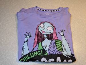 lot 420 image: New Disney Tim Burtons Beatlejuice The Nightmare Before Christmas Purple Womens Size XS P