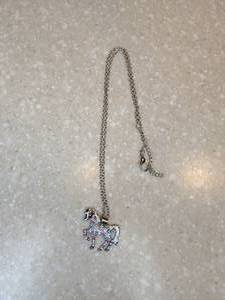 lot 423 image: New Radiant Shiny Horse Necklace with Stones P