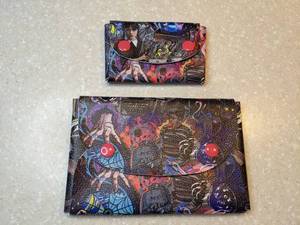 lot 434 image: New Homemade Pouches Wednesday Snap Closure P