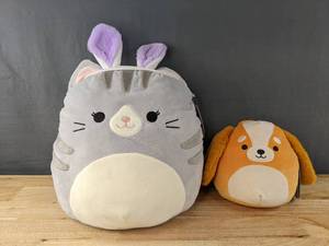 lot 80L image: 2 Brand New Squishmallows - Tally and Ysabel $48 Retail W