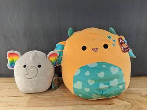 lot 31L image: 2 Brand New Squishmallows - Mila and Antjuan $48 Retail W