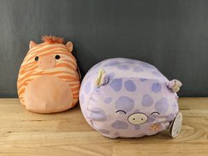lot 206 image: 2 Brand New Squishmallows - Pammy and Josue $55 Retail W