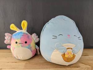 lot 78L image: 2 Brand New Squishmallows - Tinley and Buttons $48 Retail W