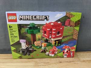 lot 25 image: Brand New LEGO Minecraft The Mushroom House Z