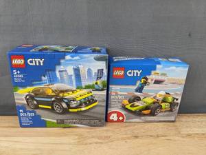 lot 14E image: Brand New Lego City Electric Sports Car and Race Car Z