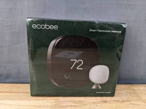 lot 6A image: Brand New Ecobee Smart Thermostat Premium $249.99 Retail I