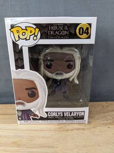 lot 198F image: Brand New Funko Pop Game of Thrones House of the Dragon - Day of the Dragon Corlys Velaryon #04 Figure V