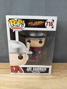 lot 201F image: Brand New Funko Pop DC The Flash Jay Garrick #716 Figure V