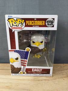lot 203F image: Brand New Funko Pop Television DC Peacemaker Eagly #1236 Figure V