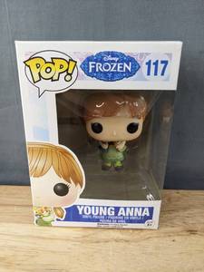lot 205F image: Brand New Funko Pop Disney Frozen Young Anna #117 Figure V