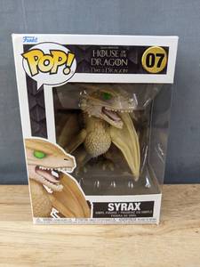 lot 209F image: Brand New Funko Pop Game of Thrones House of the Dragon Day of the Dragon Syrax #07 Figure V