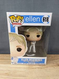 lot 210F image: Brand New Funko Pop TV Ellen Degeneres #618 Figure V
