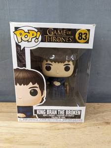 lot 212F image: Brand New Funko Pop Games of Thrones King Bran the Broken #83 Figure V