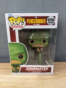 lot 215F image: Brand New Funko Pop TV DC Peacemaker Judomaster #1235 Figure V
