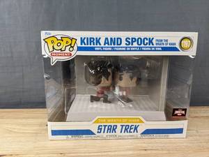 lot 216F image: Brand New Funko Pop Star Trek The Wrath of Khan Kirk and Spock #1197 Figure V