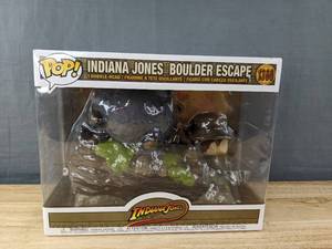 lot 217F image: Brand New Funko Pop Indiana Jones Boulder Escape #1360 Figure 10.75 Box V