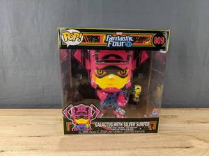 lot 218F image: Brand New Funko Pop Marvel Fantastic Four Galactus with Silver Surfer #809 Figure 13 Box V