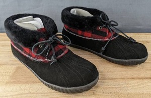 lot 43 image: Brand New Sperry Pile Lined Duck Slipper Womens Size 10 Black N