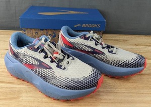 lot 16 image: Brooks Caladera 6 Shoes Womens Size 11 Sneakers OysterBlissful BluePink L