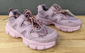 lot 76A image: Brand New Womens Safety Steel Toe Non-Slip Shoes Womens Size 7 Sneakers Purple L