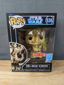 lot 170F image: Brand New Funko Pop Art Series Star Wars Obi-Wan Kenobi #536 Figure V