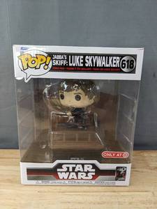 lot 182F image: Brand New Funko Pop Star Wars Jabas Skiff Luke Skywalker #618 Figure 8 Box V