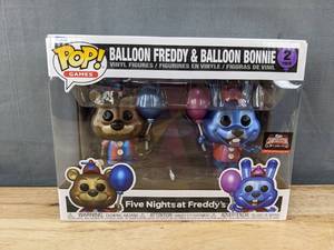 lot 183F image: Brand New Funko Pop Games Five Nights at Freddys Balloon Freddy & Balloon Bonnie Figures 8 Box V