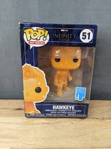 lot 228F image: Brand New Funko Pop Art Series Marvel Studios The Infinity Saga Hawkeye #51 Figure V