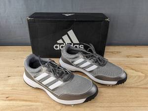 lot 77L image: Adidas Tech Response 2.0 Golf Shoes Mens 11 Silver L