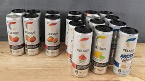 lot 207 image: 18 New Cans of 12 oz Celsius Energy Drinks - Flavors like Watermelon Strawberry Mango Orange and more N