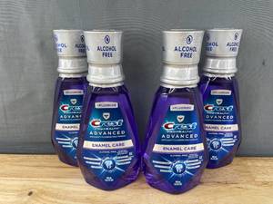 lot 996 image: 4 Brand New Crest Pro-Health Advanced Alcohol Free Extra Deep Clean Mouthwash 16.9oz N