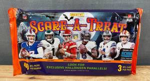lot 60A image: Brand New 2024 Panini NFL Score-A-Treat Football Halloween Bundle - 40 Packs of Cards N