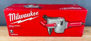 lot 5 image: Brand New Milwaukee 7.5 Amp 12 in. Hole Hawg Heavy-Duty Corded Drill 1675-6 $349 Retail O
